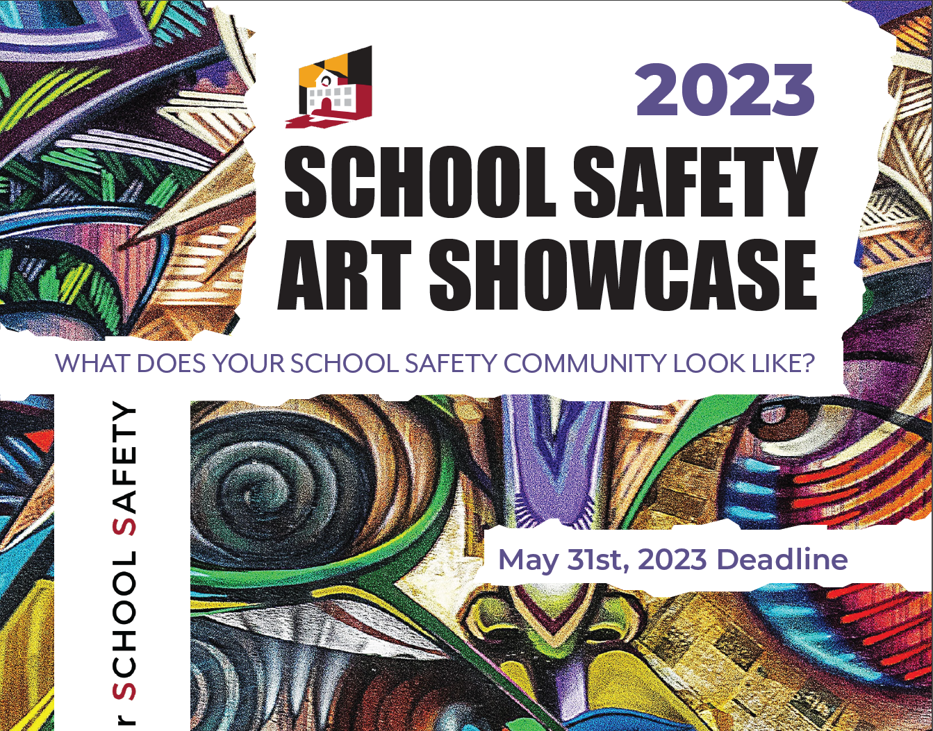 Image showing school safety art showcase competition details