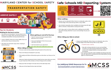 MCSS Transportation safety 2 sided flyer